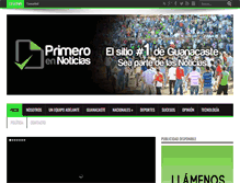 Tablet Screenshot of primeroennoticias.com